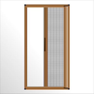 Pileli Sineklik Yatay Kapı