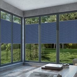 Penguen Plise Perde Pattern Seri Antrasit Gri