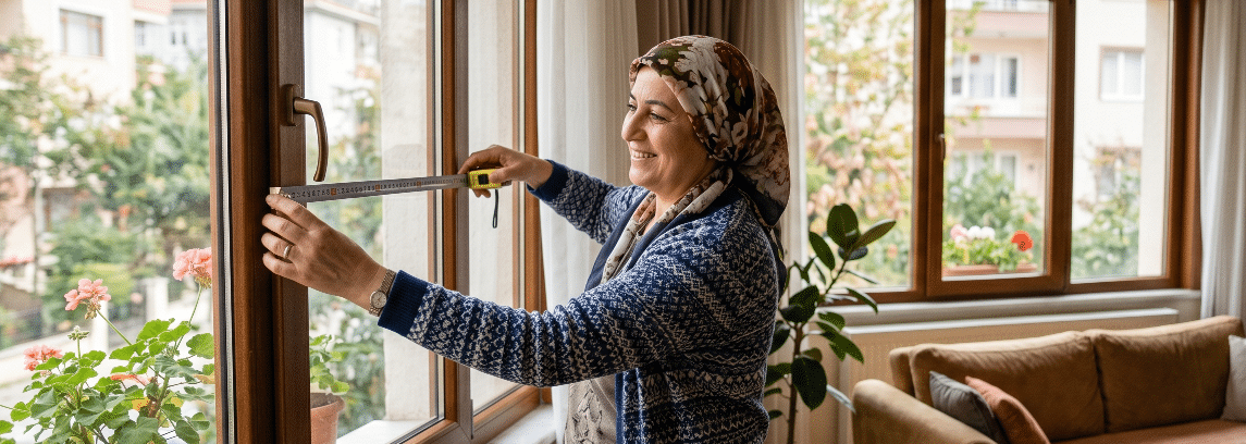 Blackout Plise perde ölçüsü almak